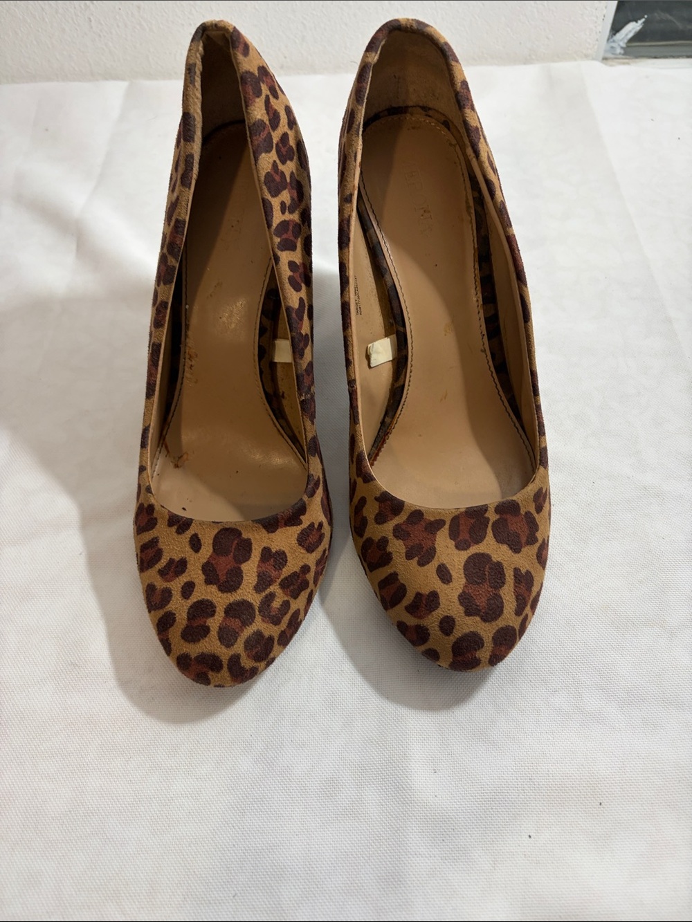 Merona Leopard Print Pumps in Brown and Tan